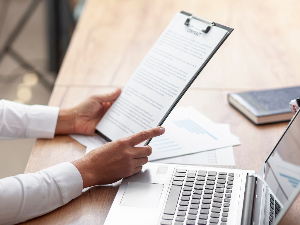 elaboração de documentos